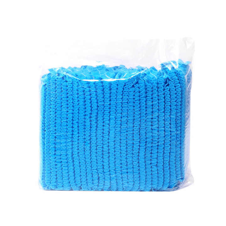 Bouffant Caps - Pleated, Breathable Non-Woven Polypropylene, Latex-Free (21"/24"/28") Packaging: Bags of 100 (10 Bags in a Case)
