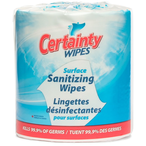 Surface Sanitizing Wipes (1500 count) - * 2 Rolls /Case