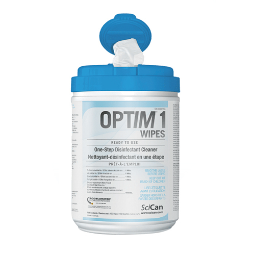 Optim 1 Wipes 6" x 7" (160) - 12 Canisters/Case