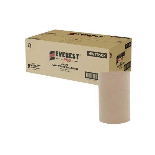 Everest Pro - 7.76" x 350 Feet Kraft Paper Hand Towel Roll, 12Rl/Cs - HWT350K