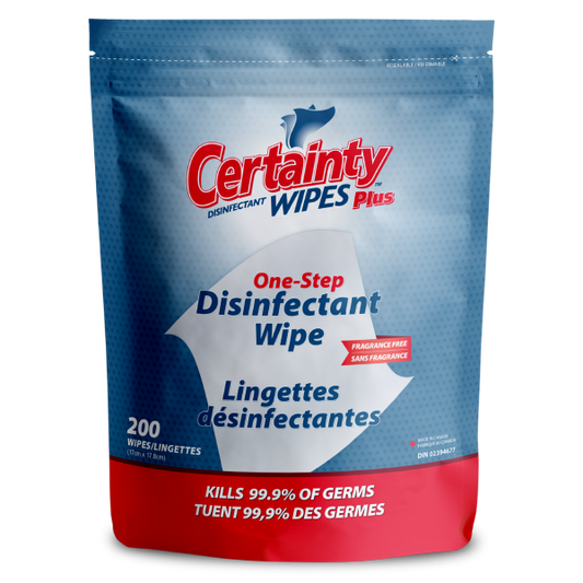Plus Disinfectant Wipes (200 count pouch) - * 6 Packs /Case
