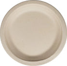 7" Natural Round Plate - Bagasse