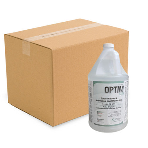 Optim 33TB 4L, 1 Minute Disinfectant Bottle, Unscented- 4Jugs/Case