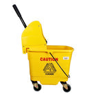 27L Mop Bucket with Down Press Wringer