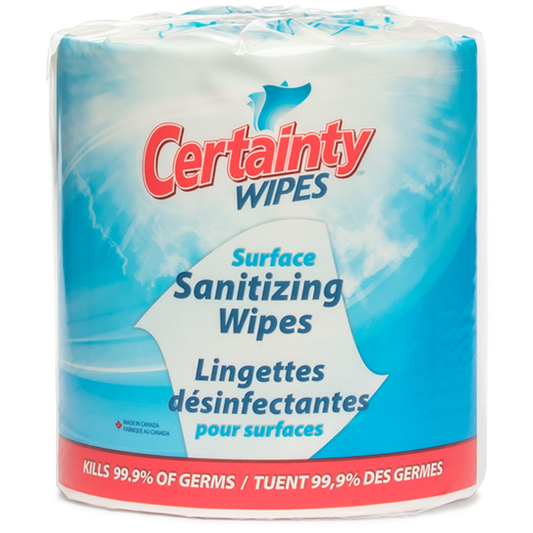 Surface Sanitizing Wipes (1500 count) - * 2 Rolls /Case
