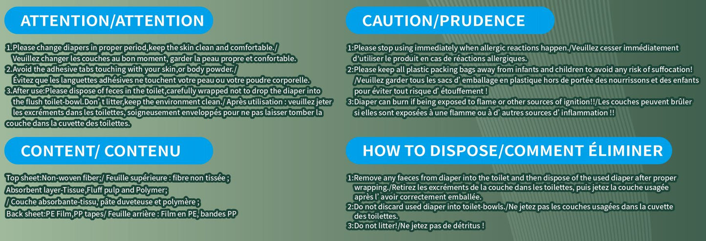 CareFlex Briefs – 14Pcs/Bag * 8 Bags/Case