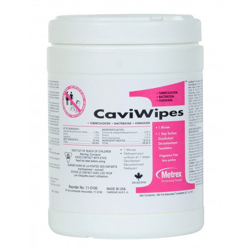 CaviWipes1 (6" x 6.75"), 160/Can - 12 Canisters/Case