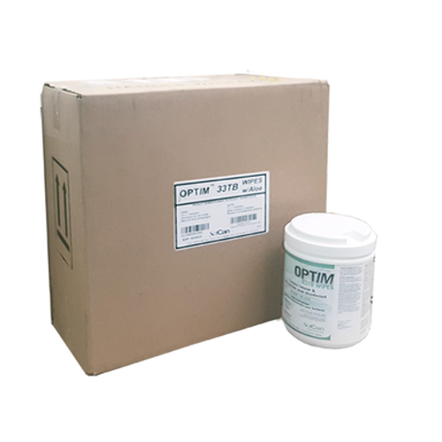 Optim 33TB Wipes, Aloe, 160/Can - 12 Canisters/Case